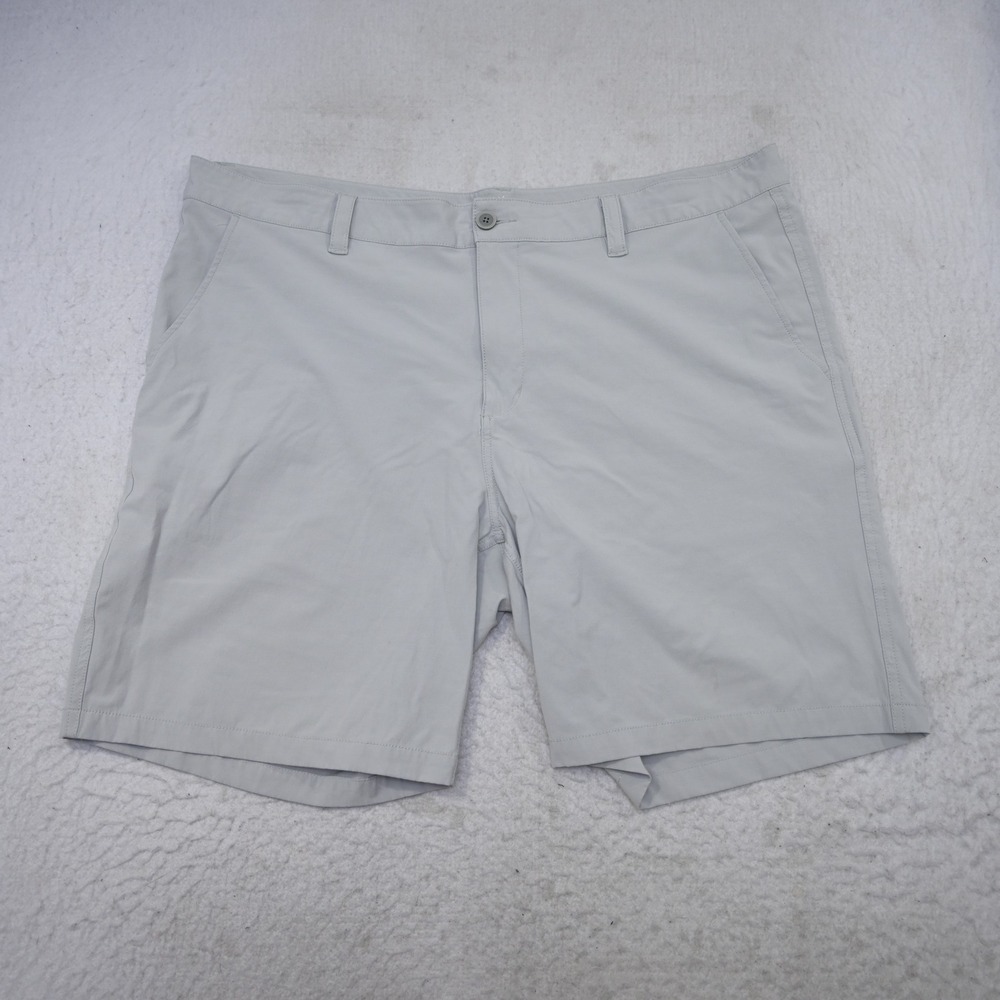 Southern Tide Performance Shorts Mens W42 Gray Stretch Flat Front Golf Casual